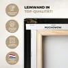MuchoWow® - Obraz na płótnie - Lew - Zwierzęta - Czarny - Podgląd zdjęcia produktu 3