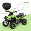 HOMCOM Rutschauto Kinder Tretauto mit Füßen rutschen Licht Produktbild-Vorschau 4