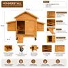 Mucola Hühnerstall inkl. 2 Nestboxen und Rampe Rollbar Produktbild-Vorschau 3