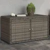 vidaXL Armadio da giardino grigio 110x55x60,5 cm in poly Anteprima dell’immagine prodotto 7