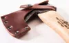 A close-up shot of the head of an axe with a leather sheath. Produktbild-Vorschau