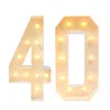 40 chiffres lumineux, décoration pour fête d'anniversaire Voir les images du produit 4