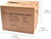 BURI carton de déménagement imprimé 41x35x34 boîte de Voir les images du produit 4