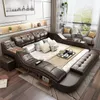 Design Bett XXL Big Betten Leder Polster Hotel 180x200cm Anteprima dell’immagine prodotto 4