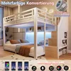 Merax stapelbed, 140 x 200 cm, met LED-verlichting, 3 Productafbeelding-voorbeeld 6