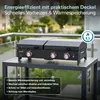 Skandika Plancha Grill Eldur 3-Brenner Plus | Grillplatte Produktbild-Vorschau 3