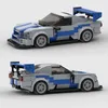 BlockBuddie™ Skyline GTR inspiriertes Klemmbaustein Auto Produktbild-Vorschau 2