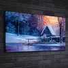 Coloray Canvas 140x70  Wandbild Leinwand Bilder Alte Hütte Produktbild-Vorschau 2