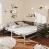 vidaXL Rozkládací denní postel Grey Solid Pine 2x(90x200) Náhled obrázku produktu 2