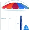Parasol 245 cm, parasol ogrodowy z regulowanym kątem Podgląd zdjęcia produktu 5