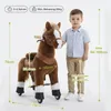 PonyCycle kôň na šliapanie tmavohnedý pre deti od 3 do 4 Náhľad obrázku produktu 15
