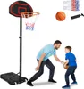 JOIEYOU Basketballkorb Outdoor Kinder Basketballständer Produktbild-Vorschau 1