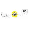 Câble DisplayPort ROLINE - USB-C (M) vers DisplayPort (M) Voir les images du produit 2