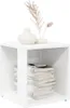 vidaXL Stolik boczny biały 33x33x34,5 cm materiał Podgląd zdjęcia produktu 6