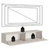 Selsey VELDIO - Meuble TV 140 cm gris-beige avec façade Voir les images du produit 9