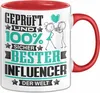 Influencer Geschenk Lustiger Spruch für Influencer Produktbild-Vorschau 1