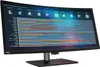 A curved computer monitor displaying a complex data visualization. Produktbild-Vorschau