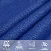 Sonnensegel 160 g/m² Rechteckig Blau 3x4 m HDPE Produktbild-Vorschau 11