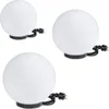 Kugelleuchten 3er Set 30/40/50cm weiß E27 inkl.3m Produktbild-Vorschau 1