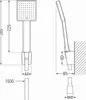 Mexen R-45 set bodové sprchy, Černá - 785455052-70 Náhled obrázku produktu 2