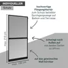 Windhager Insectenwerend deur, 100 x 210 cm, antraciet, Productafbeelding-voorbeeld 3