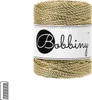 Bobbiny 3PLY Macramé Rope 3 mm 50 m Metallic Gold Schnur Produktbild-Vorschau 2
