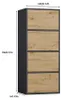 Komoda ALMA ALMA ALMA ALMA ANTRACYT ARTISAN Produktbild-Vorschau 6