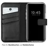 Selencia Echtleder Klapphülle iPhone 12 Mini - Schwarz Produktbild-Vorschau 3