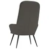 The Living Store Relaxsessel Dunkelgrau Samt Produktbild-Vorschau 6