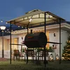 Outsunny gazebo barbecue con LED 240 x 150 x 258 cm gazebo Anteprima dell’immagine prodotto 9
