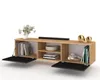 Fernsehschrank TV-Lowboard KING HÄNGEND Craft Eiche/Schwarz Produktbild-Vorschau 3