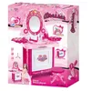 Beauty Kinder Schminktisch mit Hocker – Deluxe Dresser Produktbild-Vorschau 2