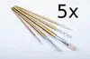 5x Pinselset 5-tlg flach Flachpinsel Künstlerpinsel Produktbild-Vorschau 1
