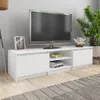 vidaXL TV-Schrank Weiß 140×40×35,5 cm Holzwerkstoff Produktbild-Vorschau 2