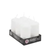 HOFER Lot de 18 bougies - blanc - 6 x 12 cm - 39h de Voir les images du produit 3