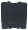 The back of a black electronic device, likely a battery pack, with connectors visible. Produktbild-Vorschau