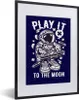 MuchoWow® MuchoWow® Gerahmtes Poster Astronaut - Weltraum - Produktbild-Vorschau 1