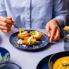 YEZEY Kombinovaná jedálenská súprava Kameninový riad 18 Náhľad obrázku produktu 9