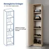 Bücherregal Kleiderschrank Regal 40 cm breit Schrank Produktbild-Vorschau 4