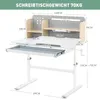 Zimilo Kinderschreibtisch Höhenverstellbar 55–75 cm, Produktbild-Vorschau 3