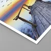 Poster - Poster ohne Rahmen - Brücke See - 70x50 cm - Wand Produktbild-Vorschau 2