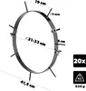 KADAX Spikes voor gazonrol, diameter 31–33 cm, set van 20 Productafbeelding-voorbeeld 3