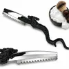 Rasoir de barbier professionnel en style dragon noir Voir les images du produit 1