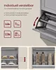 VASAGLE Schuhschrank 3 Klappen, Schuhkipper, Schuhregal, Produktbild-Vorschau 4