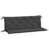 vidaXL Coussins de banc de jardin 2 pcs. Anthracite Voir les images du produit 8