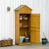Outsunny Holz Gerätehaus Geräteschrank Gartenschrank 2 Produktbild-Vorschau 2