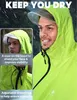 ANYOO Poncho impermeabile da ciclismo con cappuccio in Anteprima dell’immagine prodotto 4