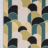 SCHÖNER LEBEN. Tischdecke Retroformen Geometrie grün petrol Produktbild-Vorschau 4