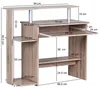 FineBuy Computertisch Sonoma 94x90,5x48,5 cm Laptop Tisch Produktbild-Vorschau 3