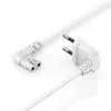 HAMA Stromkabel Eurostecker gewinkelt weiß 3,0m Produktbild-Vorschau 4